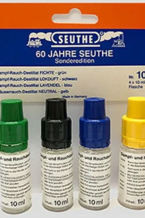 102 Seuthe Liquido per generatori fumo conf 4 flaconi 10 ml. cad profumati Pagamento Sicuro